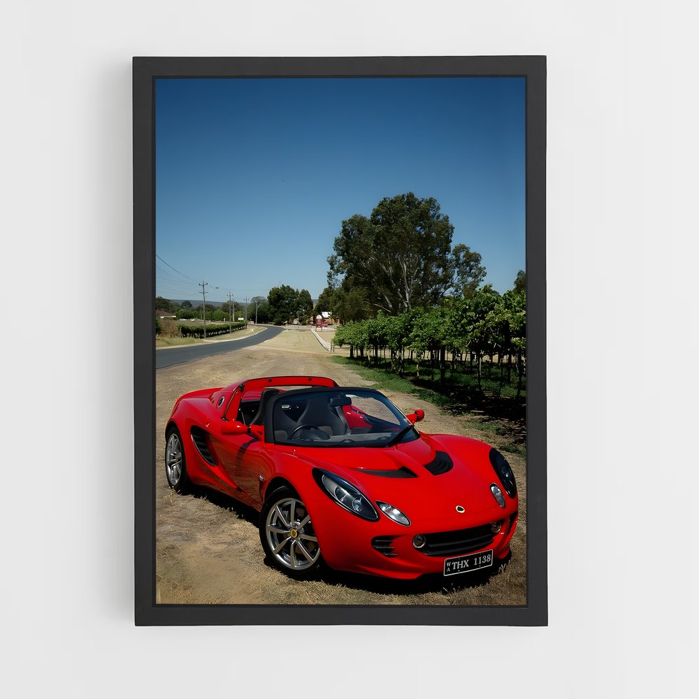 Poster Elise sport – affiche Lotus (vue 2)